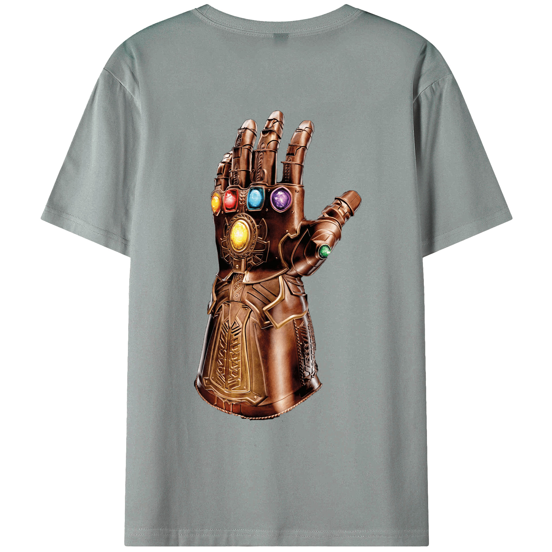 （画像用） アベンジャーズ The Avengers 綿100％ メンズ半袖Tシャツ（バックプリント） 通気性